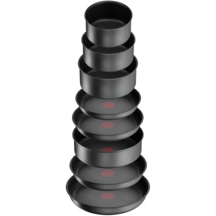 Tefal - Set di pentole 20 pz INGENIO DAILY CHEF ON nero
