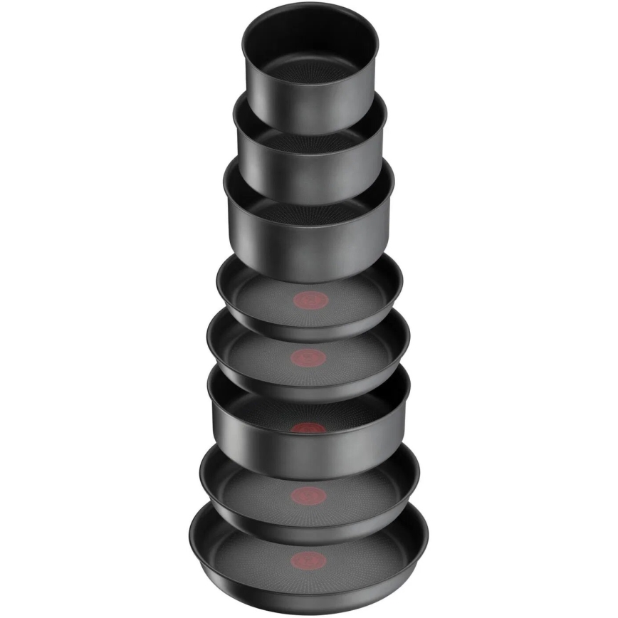 Tefal - Set di pentole 20 pz INGENIO DAILY CHEF ON nero