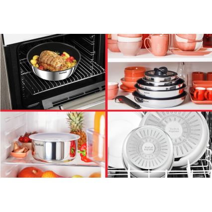 Tefal - Set di pentole 3 pezzi INGENIO COOK in acciaio inox