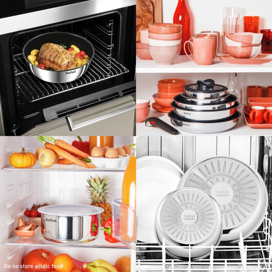 Tefal - Set di pentole 4 pezzi EMOTION MAX