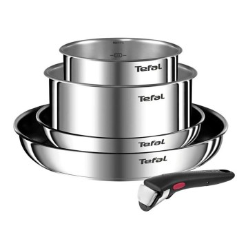 Tefal - Set di pentole 5 pezzi INGENIO EMOTION in acciaio inox