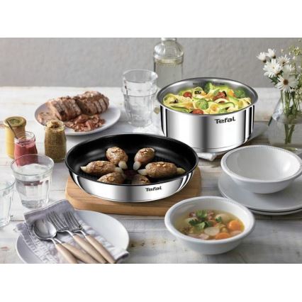 Tefal - Set di pentole 5 pz INGENIO EMOTION acciaio inossidabile