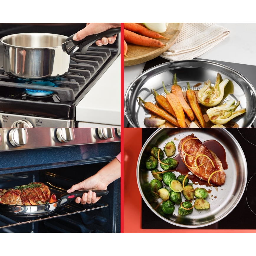 Tefal - Set di pentole 6 pezzi INGENIO COOK in acciaio inox