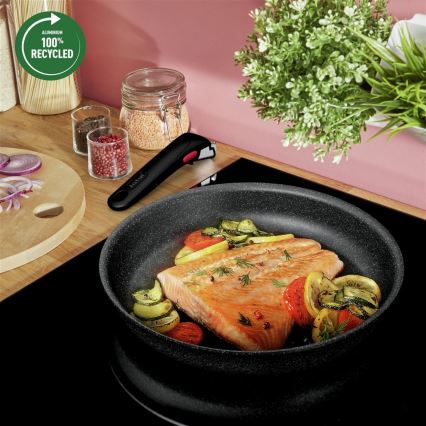 Tefal - Set di pentole 7 pz INGENIO BLACK STONE