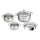 Tefal - Set di pentole 8 pezzi DUETTO+