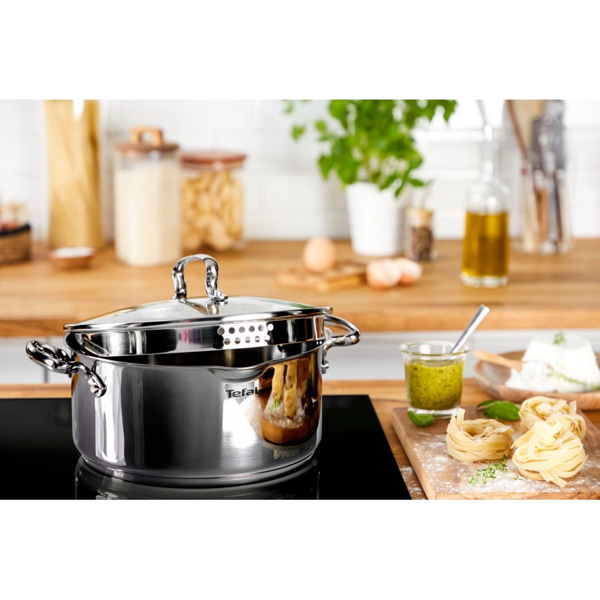Tefal - Set di pentole 8 pezzi DUETTO+