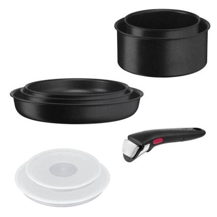 Tefal - Set di pentole 8 pz INGENIO BLACK STONE