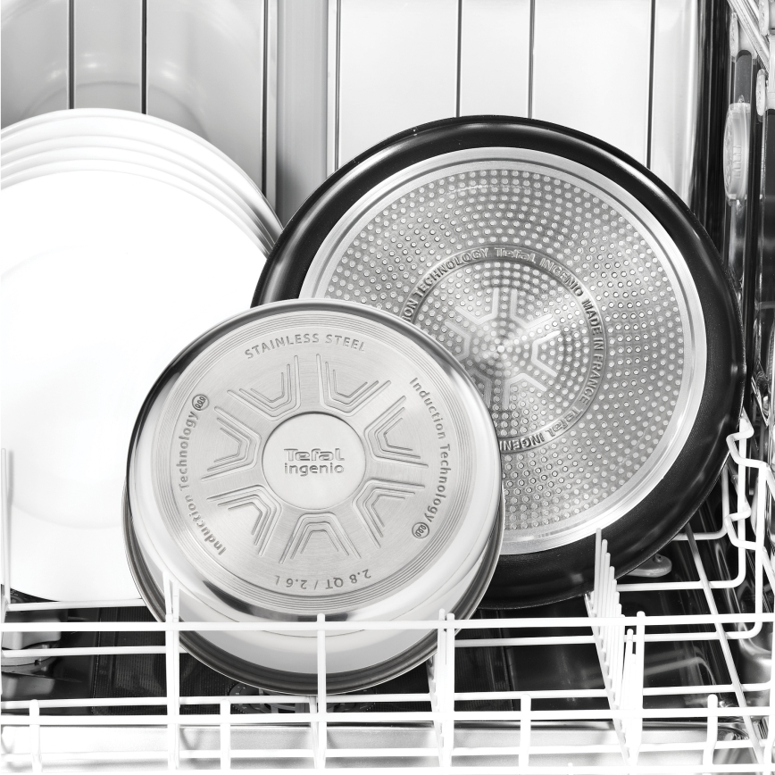 Tefal - Set di pentole 9 pezzi INGENIO COOK in acciaio inox