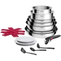 Tefal - Set di pentole da 15 pezzi INGENIO COOK in acciaio inox