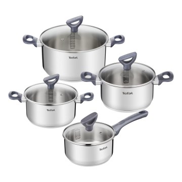 Tefal - Set di pentole DAILY COOK, 8 pezzi