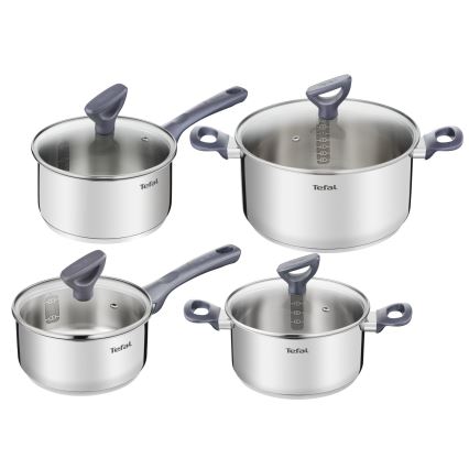 Tefal - Set di pentole DAILY COOK, 8 pezzi