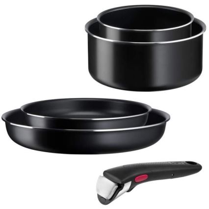 Tefal - Set di pentole INGENIO XL FORCE con superficie in titanio 5 pz