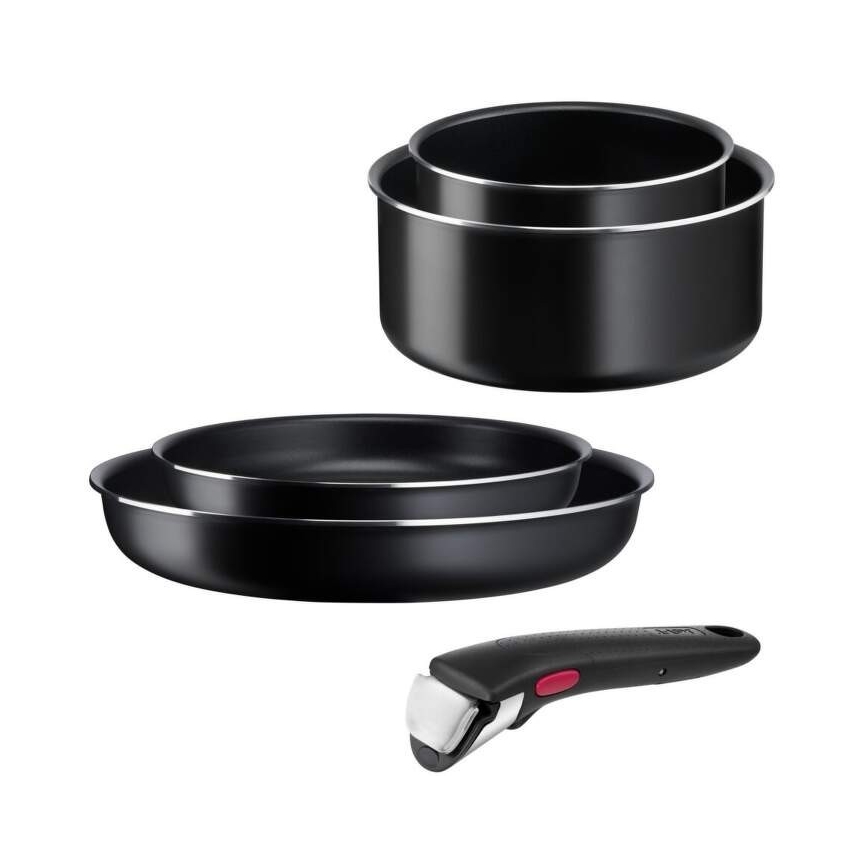 Tefal - Set di pentole INGENIO XL FORCE con superficie in titanio 5 pz