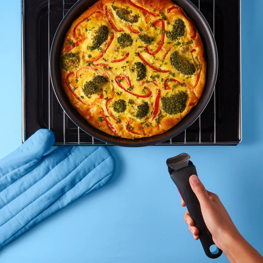 Tefal - Set di teglie 3 pz INGENIO EASY COOK & CLEAN BLACK