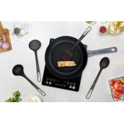 Tefal - Set di utensili da cucina 4 pz INGENIO nero