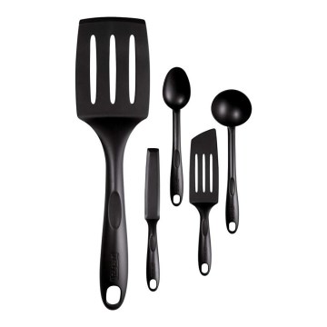 Tefal - Set di utensili da cucina 5 pz BIENVENUE nero