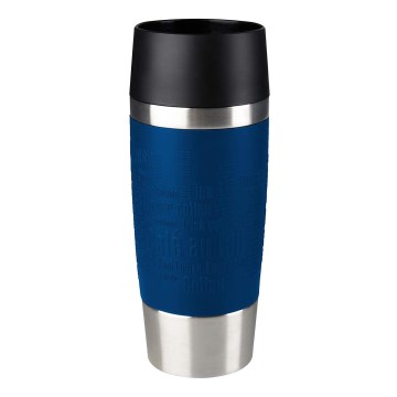 Tefal - Tazza da viaggio 360 ml TRAVEL MUG acciaio inox/blu scuro