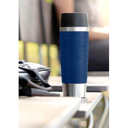 Tefal - Tazza da viaggio 360 ml TRAVEL MUG acciaio inox/blu scuro