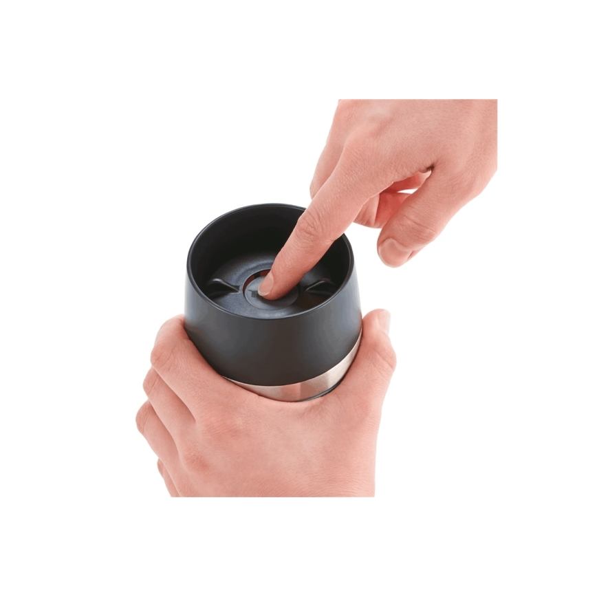 Tefal - Tazza da viaggio 360 ml TRAVEL MUG acciaio inox/blu scuro