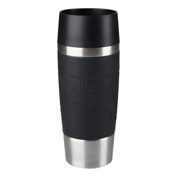 Tefal - Tazza da viaggio 360 ml TRAVEL MUG acciaio inox/nero