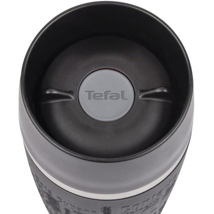 Tefal - Tazza da viaggio 360 ml TRAVEL MUG acciaio inox/nero