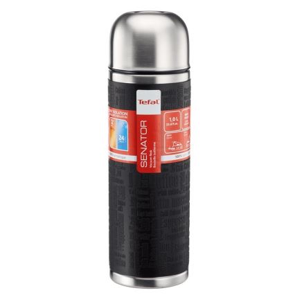 Tefal - Thermos con tazza  1 l SENATOR acciaio inossidabile/nero