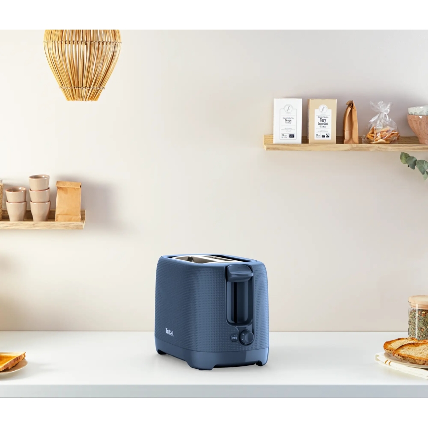 Tefal - Tostapane a due fori MORNING 850W/230V blu