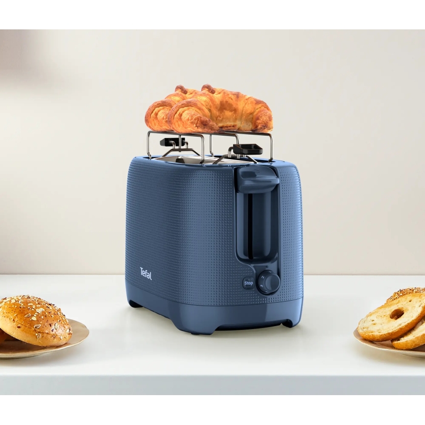 Tefal - Tostapane a due fori MORNING 850W/230V blu
