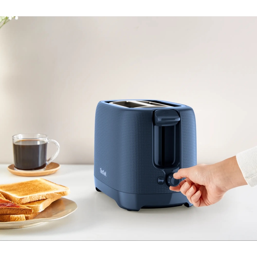 Tefal - Tostapane a due fori MORNING 850W/230V blu