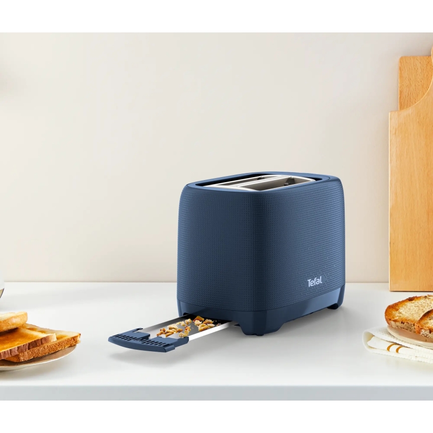 Tefal - Tostapane a due fori MORNING 850W/230V blu
