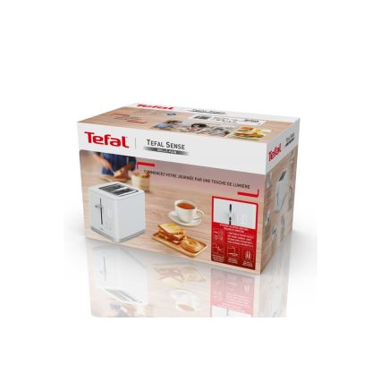 Tefal - Tostapane a due fori SENSE 850W/230V bianco