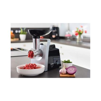 Tefal - Tritacarne 7in1 1400W/230V nero/argento