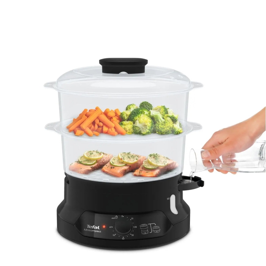 Tefal - Vaporiera 6 l MINI COMPACT 800W/230V