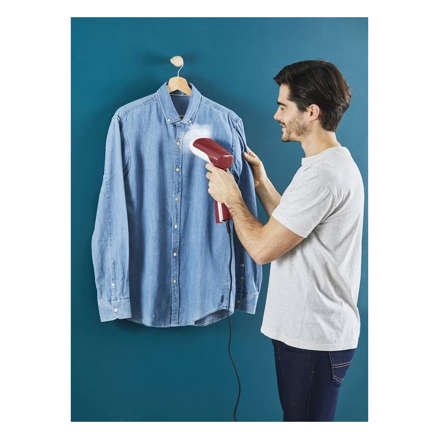 Tefal - Vaporizzatore portatile per capi ACCESS STEAM FIRST 1300W/230V bordeaux