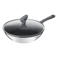 Tefal - Wok padella con coperchio DAILY COOK 28 cm
