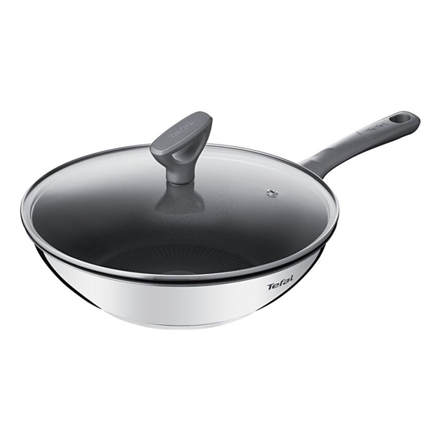 Tefal - Wok padella con coperchio DAILY COOK 28 cm