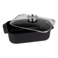 Teglia con coperchio TORO 6,5 l 34,5x10x24,5 cm nera