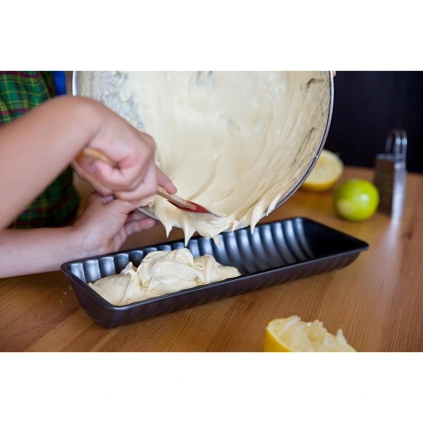 Teglia da forno TORO 31,5x12 cm nera