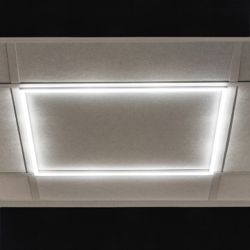 Telaio per controsoffitto AVAR per pannelli LED, 32W, 230V, 4000K, 59x59 cm