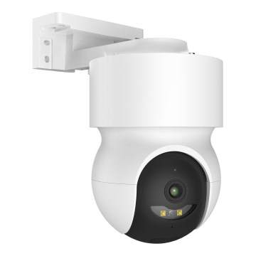Telecamera da esterno intelligente con sensore di movimento 2K 12V IP65 Wi-Fi Tuya bianca