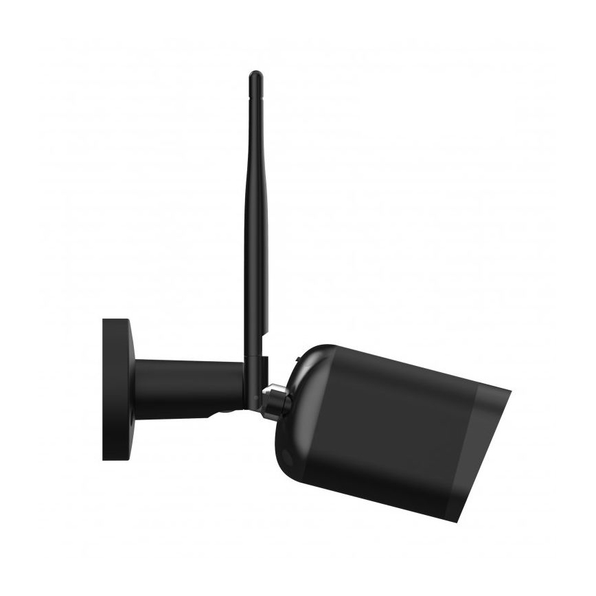 Telecamera esterna intelligente con sensore Full HD 1080p, 12V, IP65, Wi‑Fi Tuya, nera