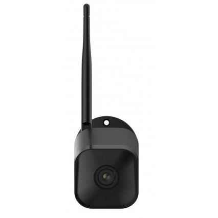 Telecamera esterna intelligente con sensore Full HD 1080p, 12V, IP65, Wi‑Fi Tuya, nera