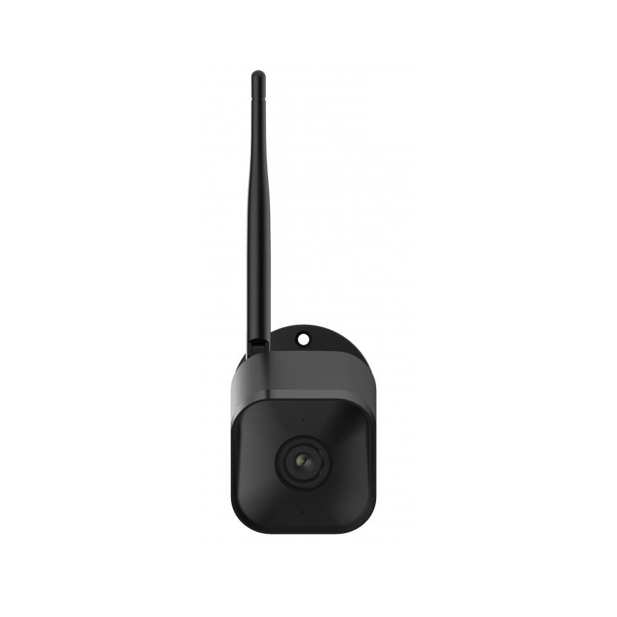 Telecamera esterna intelligente con sensore Full HD 1080p, 12V, IP65, Wi‑Fi Tuya, nera