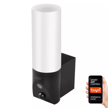 Telecamera esterna intelligente LED con luce GoSmart LED/12W/230V 3200K IP65 Wi-Fi Tuya nera