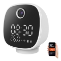 Telecamera intelligente con sveglia, termometro e luce LED 1296p 3Mpx 5V Wi-Fi Tuya IP65