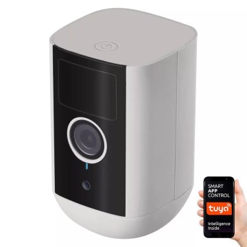 Telecamera smart per esterni con sensore di movimento GoSmart 5V 9600mAh IP65 Wi-Fi Tuya