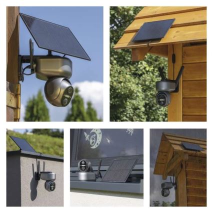 Telecamera solare intelligente con sensore GoSmart 4G/LTE 10400 mAh 5V IP65 Tuya