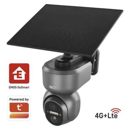 Telecamera solare intelligente con sensore GoSmart 4G/LTE 10400 mAh 5V IP65 Tuya