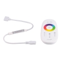 Telecomando per strisce LED RGBW 12-24V 2,4GHz 2xAAA + controller