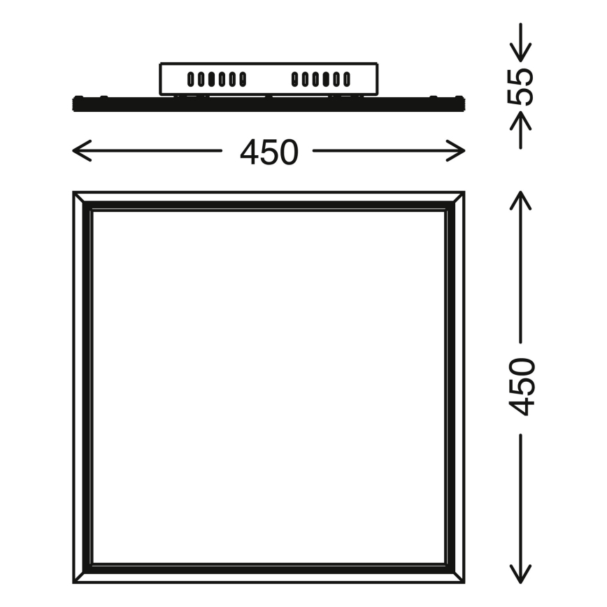 Telefunken 301606TF - LED RGBW Pannello dimmerabile LED/24W/230V 4000K + telecomando